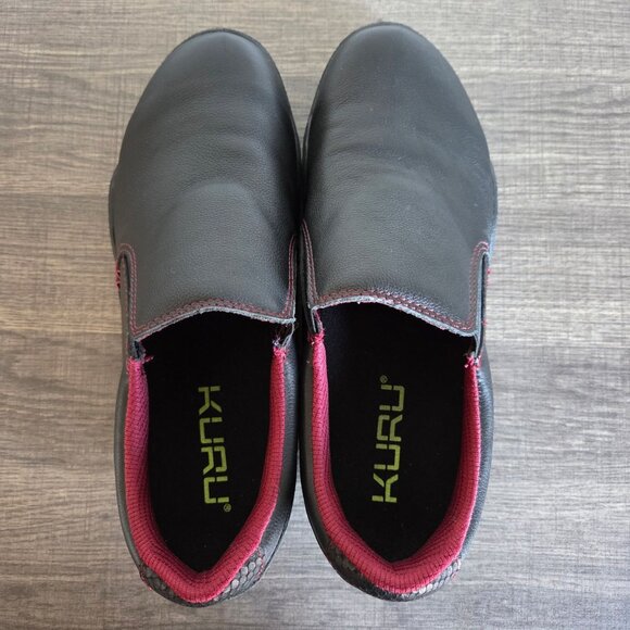Kuru Kivi Leather Slip-On Shoes Loafers Black Size Women's 9.5 Comfort Casual - Picture 5 of 10